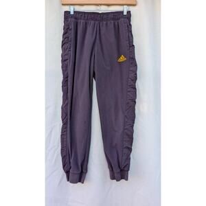 Adidas Mens Favorites Winterized Track Pants Purple Pockets Drawstring M‎